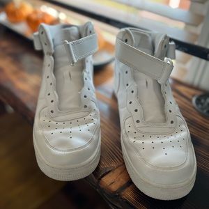 Nike Air Force 1 \ white \ high top \ mens \ size 10